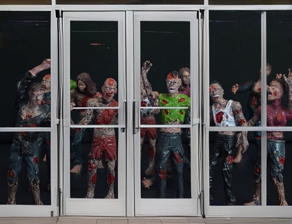 Zombies Outside The Mall