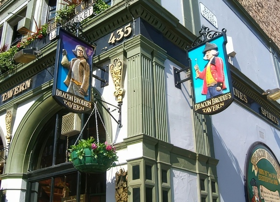 Deacon Brodie Pub Sign (2815 visits) Deacon Brodie was the inspiration for Jekyll and Hyde