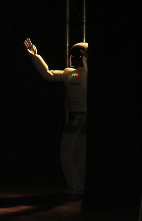 ASIMO Waving Goodbye
