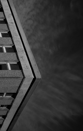 Corner Clouds - Abstract (531 visits) Corner Clouds pic cropped and rotated for an abstract image